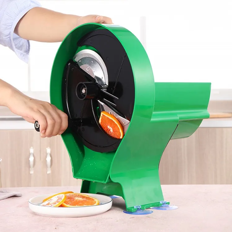 

Commercial manual slicer Vegetable Cutter Vegetables fruits lemon potato slicer Thickness adjustable