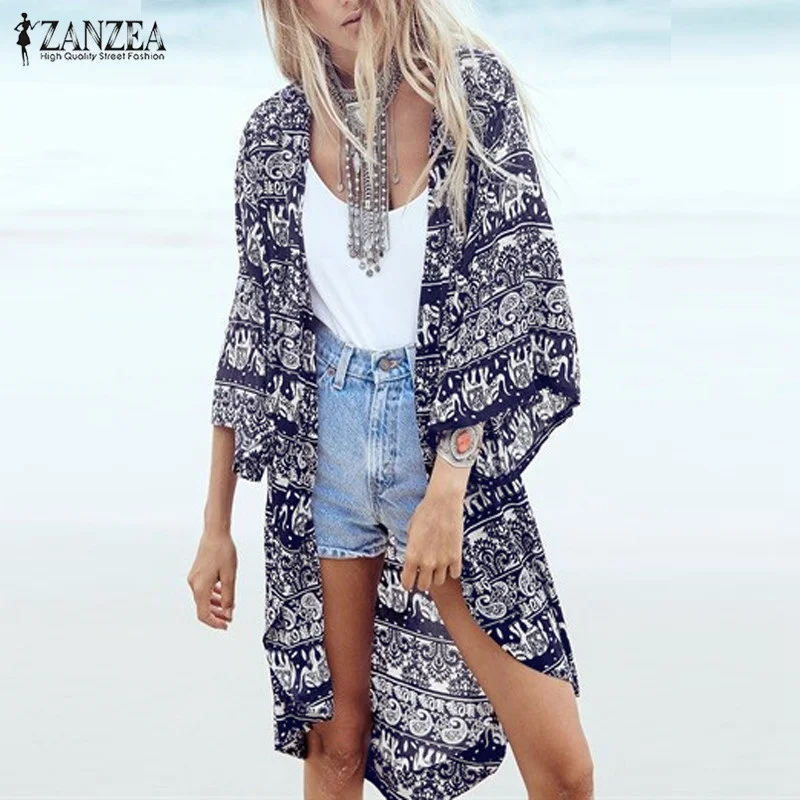 2018 Fashion Women Spring Summer Blouses Floral Print