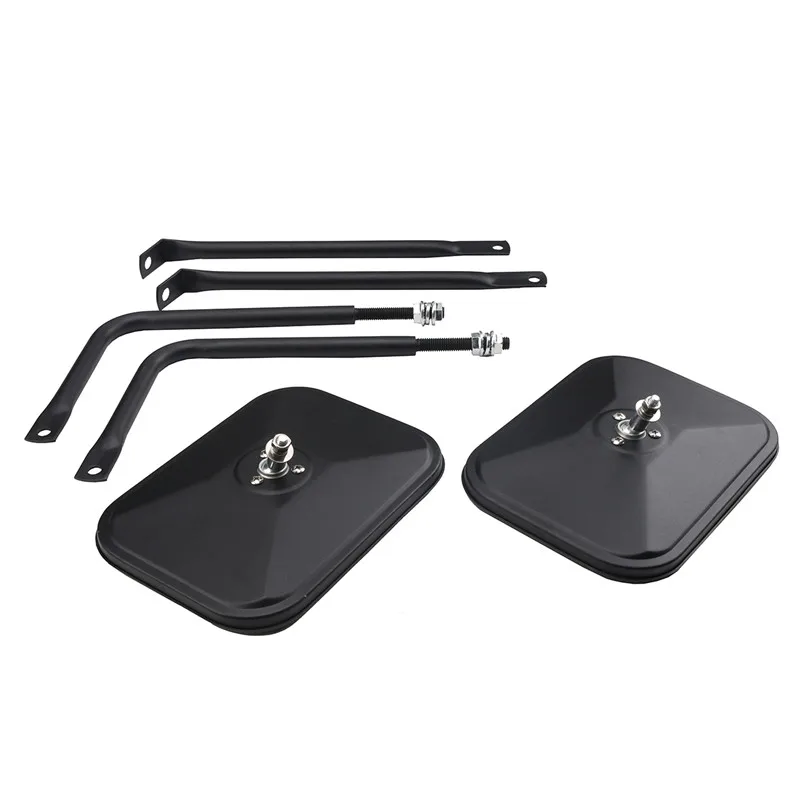 Black-Bolt-on-Door-Hinge-Mirror-Quick-Release-Mirror-Pair-Rectangular-for-2007-2017-Jeep-Wrangler (3)