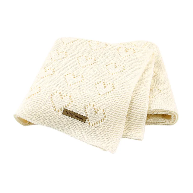 Baby Blanket Knitted Newborn Cotton Quilt - Image 3