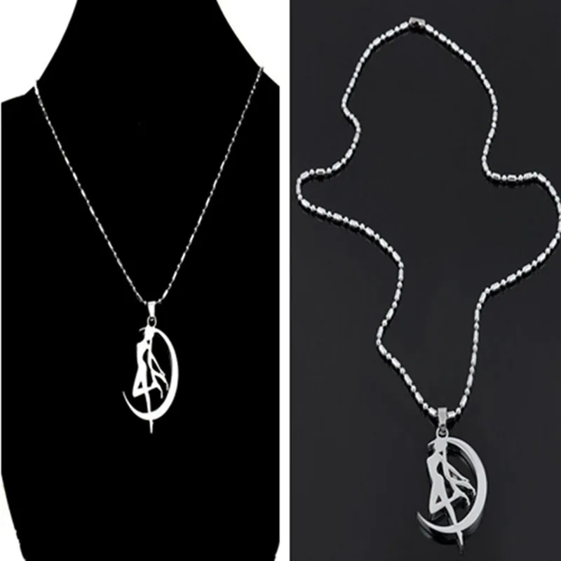 Velishy Sailor Moon Crystal Pendant Necklace font b Anime b font Peripheral Sailor Moon Necklace Vintage