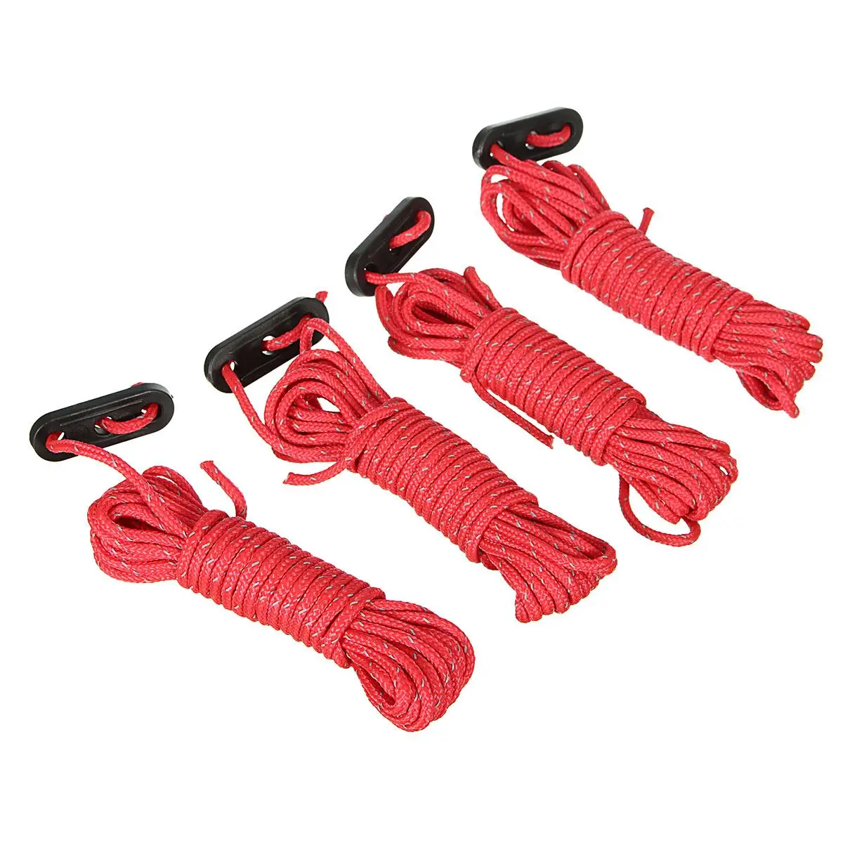 

4pcs*4m Multifunction Tent Rope Reflective At Night Tent Accessories Outdoor Sports Camping Hiking Nylon rope