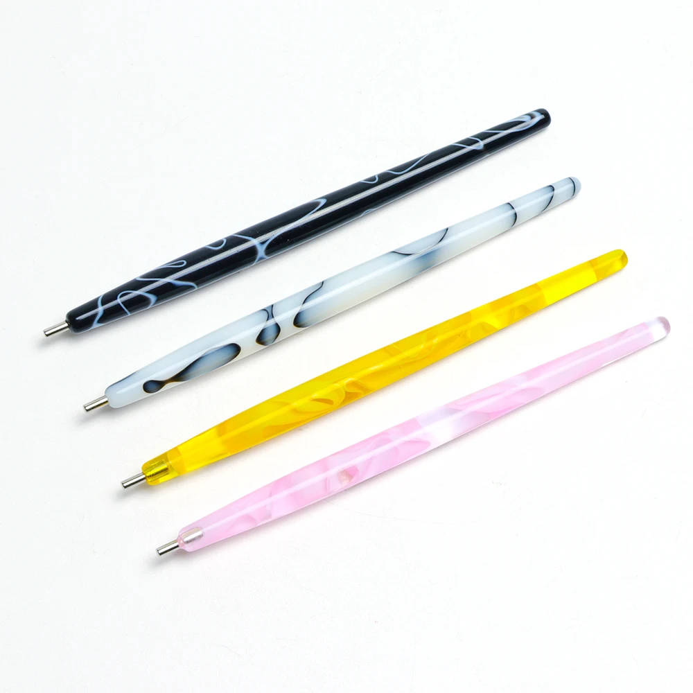 1pcs Magnet Stick Cat Eye Magnetic Pen for 3D Line Strip Effect Nail Gel Polish Drawing Manicure Tool TRA01|Магнитная палочка для