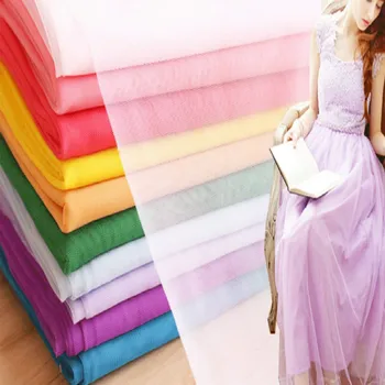 

w 160cm Chiffon fabric Imitation silk Fabric Fabric Wedding Decoration Crafts Skirt Curtain Party Flowers packaging Bed nets