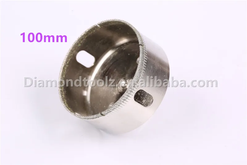 

Talentool 100MM Diamond Glass Core Bit Dimond Hole Saw For Drilling Glass Ceramic Tile Marble