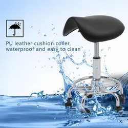 Новейший Регулируемый салонный стул Эргономичный парикмахерский стиль стул 360 градусов нейлоновые колеса красота стул роликовый седло