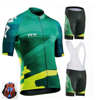 

2019 Summer Quick-Dry Cycling Jersey Set MTB Road Bicycle Cycling Clothing Breathable Mountain Bike Clothes Cycling Set