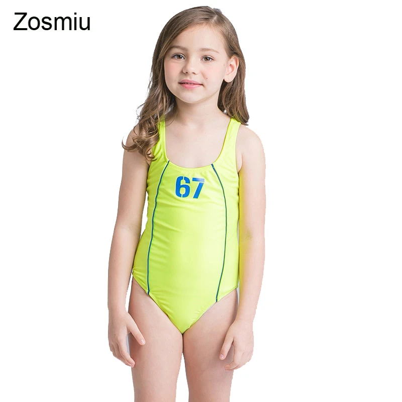Zosmiu卸売ワンピース水着17用ベビー女の子子供夏女の子ベビースポーツボディースーツ水着キッズビーチウェアmonikini Swimsuit Wholesalers Swimsuit One Pieceswimsuit Swimsuit Aliexpress