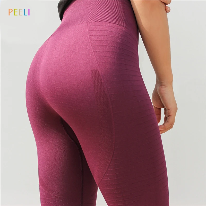 

Push Up Yoga Pants For Women Flex Dry-Fit Seamless Leggings Gym Clothing Tummy Control Yoga Leggings Slim Suqat Proof Sport Pant