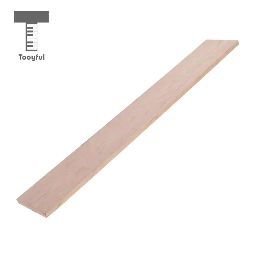 Tooyful Maple Unfinished Electric Guitar Fretboard Marker DIY Blank Plate Luthier Tool