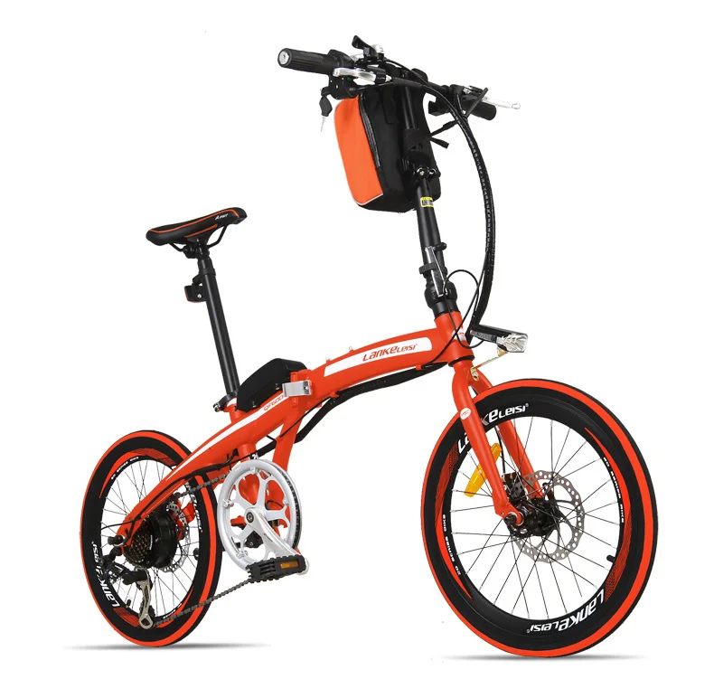 Flash Deal Foldable Electric Bicycle Two Wheels Electric Bicycle 20 Inch Aluminum Alloy Frame 36V/48V 240W Portable Electric Bikes Adults 15