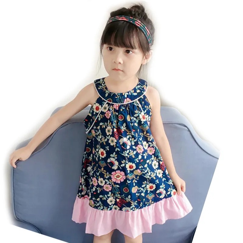 Aliexpress.com : Buy Floral Baby Girls Dress Summer Style Shoulderless ...