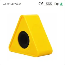 Linhuipad Triangular Interview Mic Microphone Logo Flag Station Stick Lables 41mm Hole ABS Injection Molding