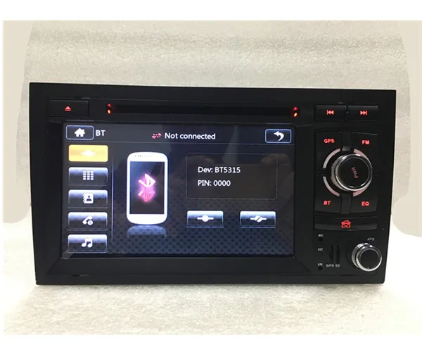 Discount Wholesale! car radio dvd navigation Player for AudiA4  S4 RS4  2002-2008 Car radio Stereo With BT Ipod Steering wheel 3G 6