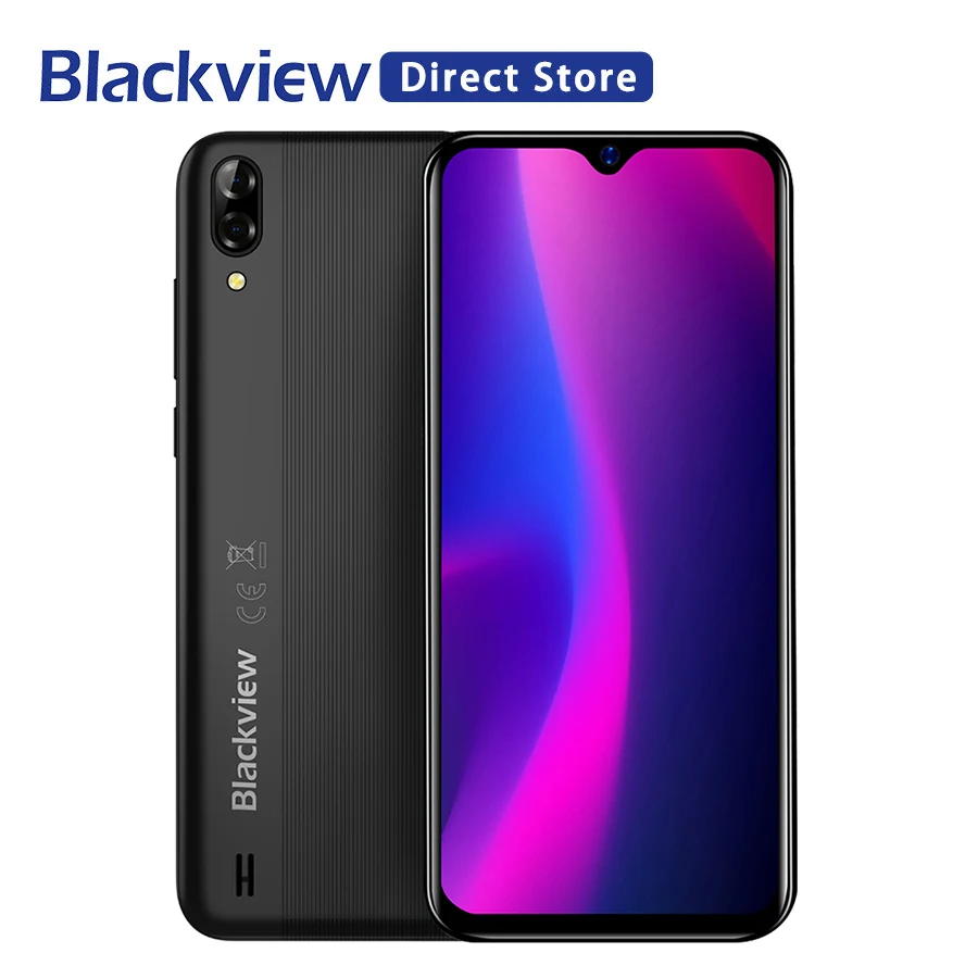 Blackview A60 1 ГБ ОЗУ 16 Гб ПЗУ 6," 19,2: 9 экран MT6580A/WA четырехъядерный 13,0 МП Двойная камера заднего вида 3g мобильный телефон