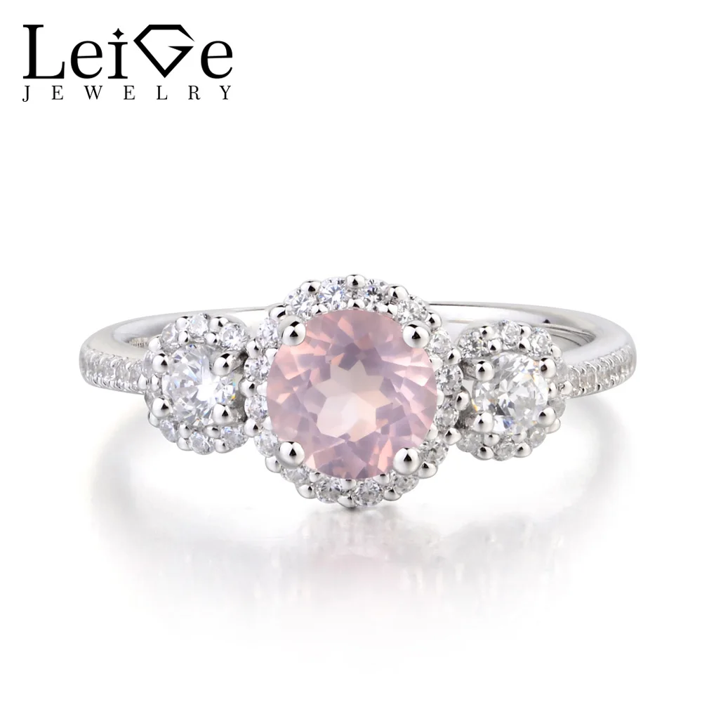 rose quartz promise ring