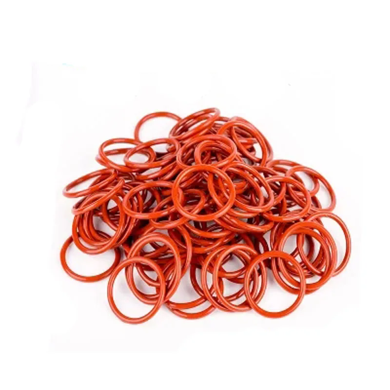 

5pcs Wire diameter 4mm red Silica gel waterproof ring Seal O-ring OD 55mm-75mm High temperature resistance