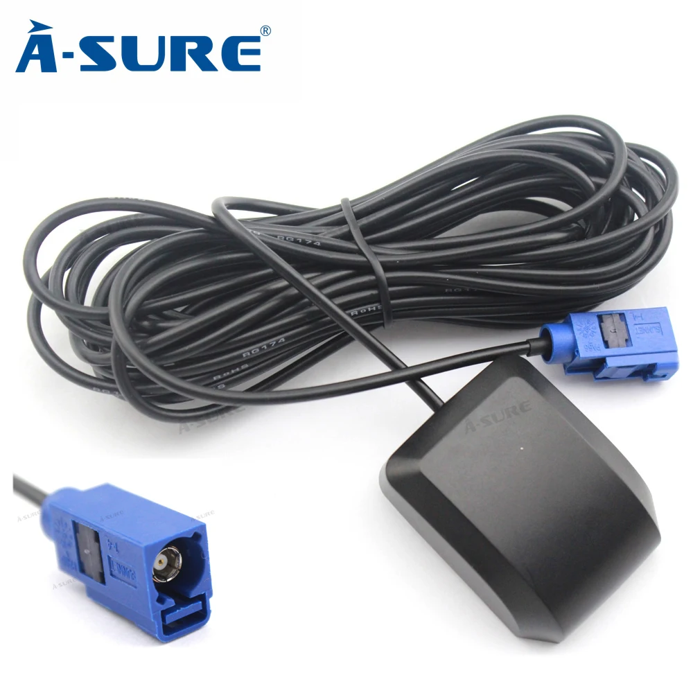 A Sure FAKRA GPS антенна RNS 510 MFD3 500 Для BMW Audi VW Mercedes NTG 2.5 4 Comand APS Vauxhall Opel|Приемник и GPS| |