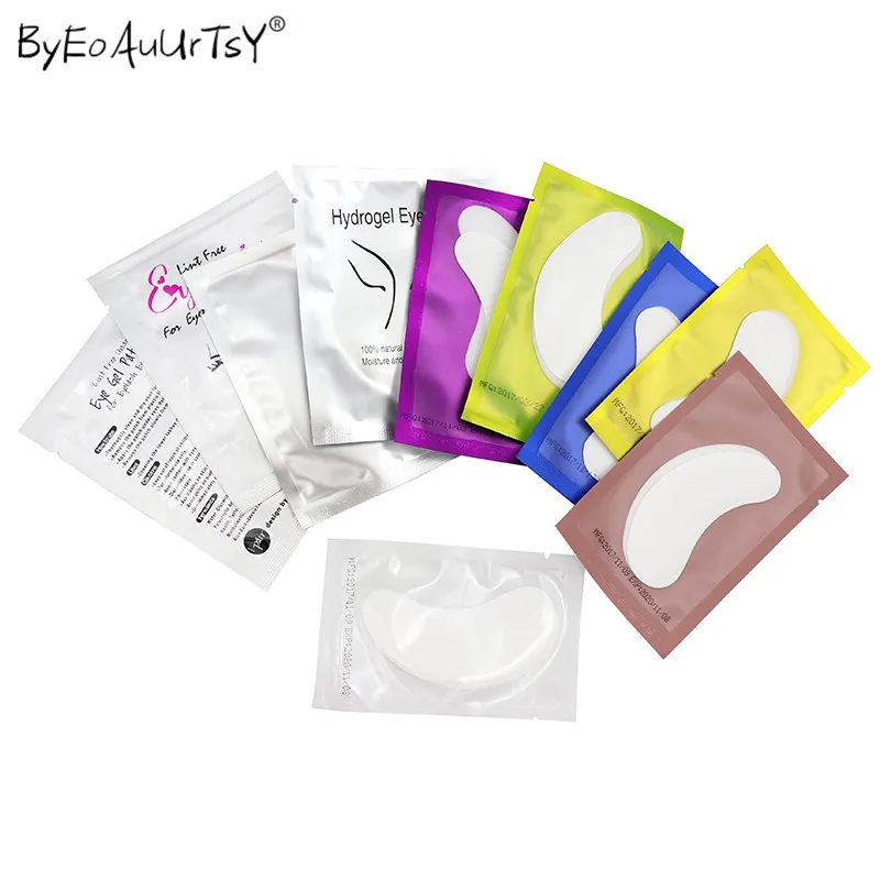 50100200pairs Eyelash Extension Paper Patches New Paper Patch Eyelash Under Eye Pads Lash Eye Tips Sticker Wraps Makeup Tools (17)