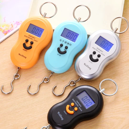 

can choose Color Mini-called portable 50kg portable courier spring scales