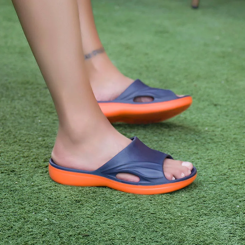 Unisex New Fashion Men Summer Slippers Flip Flops Outdoor Slides Beach Sandals Fashion Slippers Flat Casual Slippers Sandals (15)