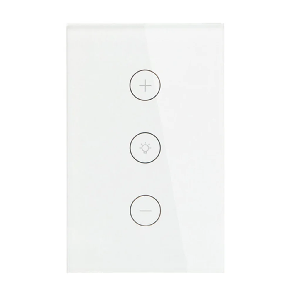 

Tempered Glass Timing Wireless Touch Panel APP Wall Smart WIFI Switch Electrical Home Voice Dimmer Light Remote Control Plug