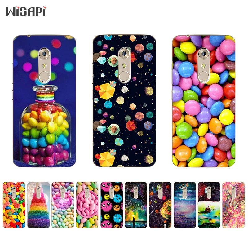 

For ZTE Nubia Z17 Mini TPU Phone Case for Axon 7 / 7 Mini Cover Ultra Thin for Nubia Z9 MAX Silicone Shell Rainbow Candy Pattern