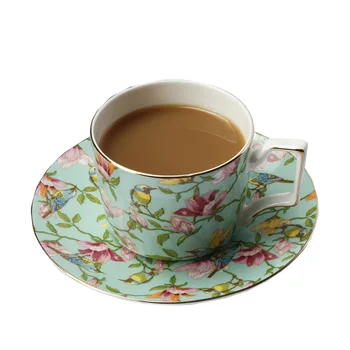 

Top Grade Bone China Coffee Cup Creative European Tea Cup Set And Saucer Home Party Afternoon Tea Teacup Porcelain Nice Gift