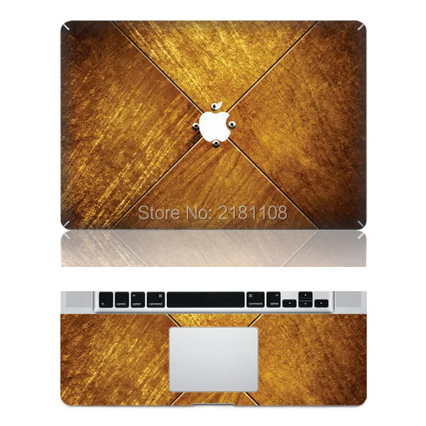 Виниловая наклейка с деревянной текстурой, чехол для ноутбука Apple Macbook Pro Air Mac 1" 13" 15 дюймов/Unibody 13 дюймов для ноутбука