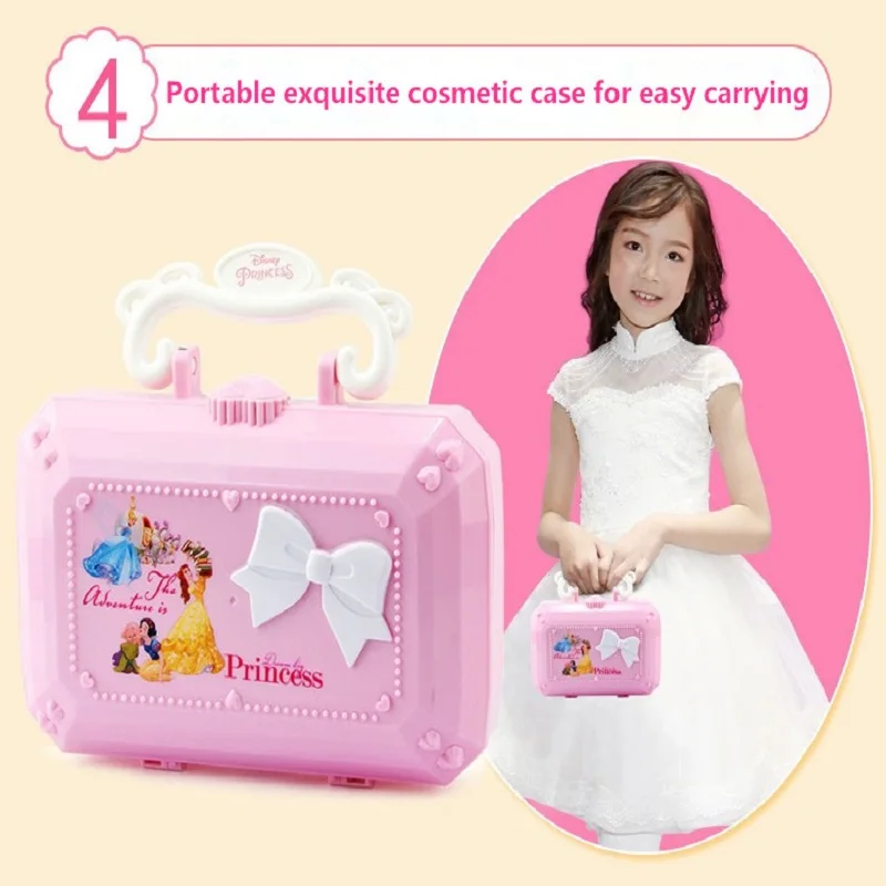 

Disney Princess Beauty Fashion Toys Frozen Children's Cosmetics Set Game House Children's Makeup Box Girl Toys