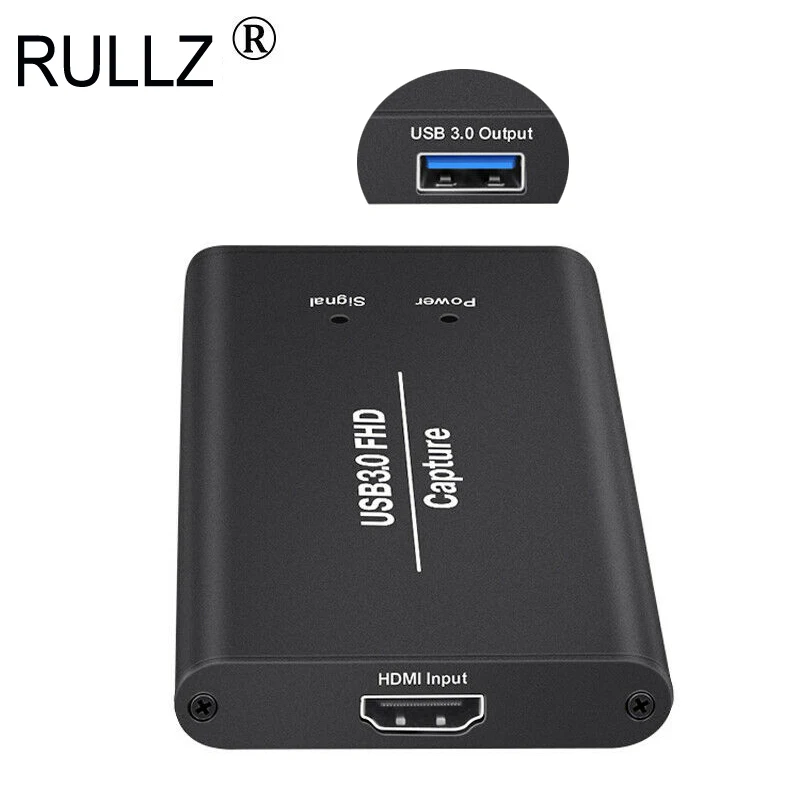 

1080P 60fps HDMI Video Capture Card Game Recorder for PS3 PS4 Xbox TV BOX Twitch Potplayer OBS Youtube USB 3.0 PC Live Streaming