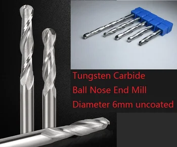 

for wood working Diameter 6MM tungsten Carbide Ball Nose End Mills CNC machine milling cutter wooden engraving router carving