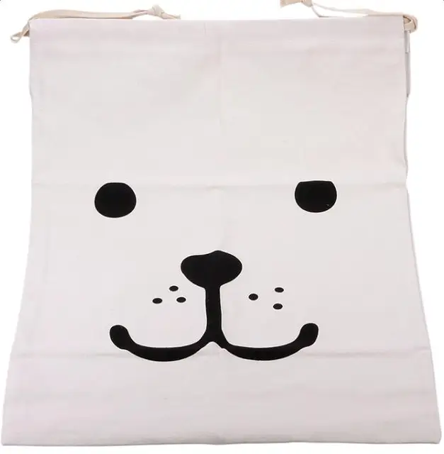 New Baby Toys Storage Canvas Bags Batman Bear Pattern Laundry Bag Pouch