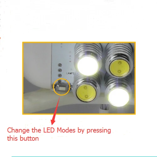 RCstyle Large LED Head Light Lamp For DJI Phantom 3 Quadcopter