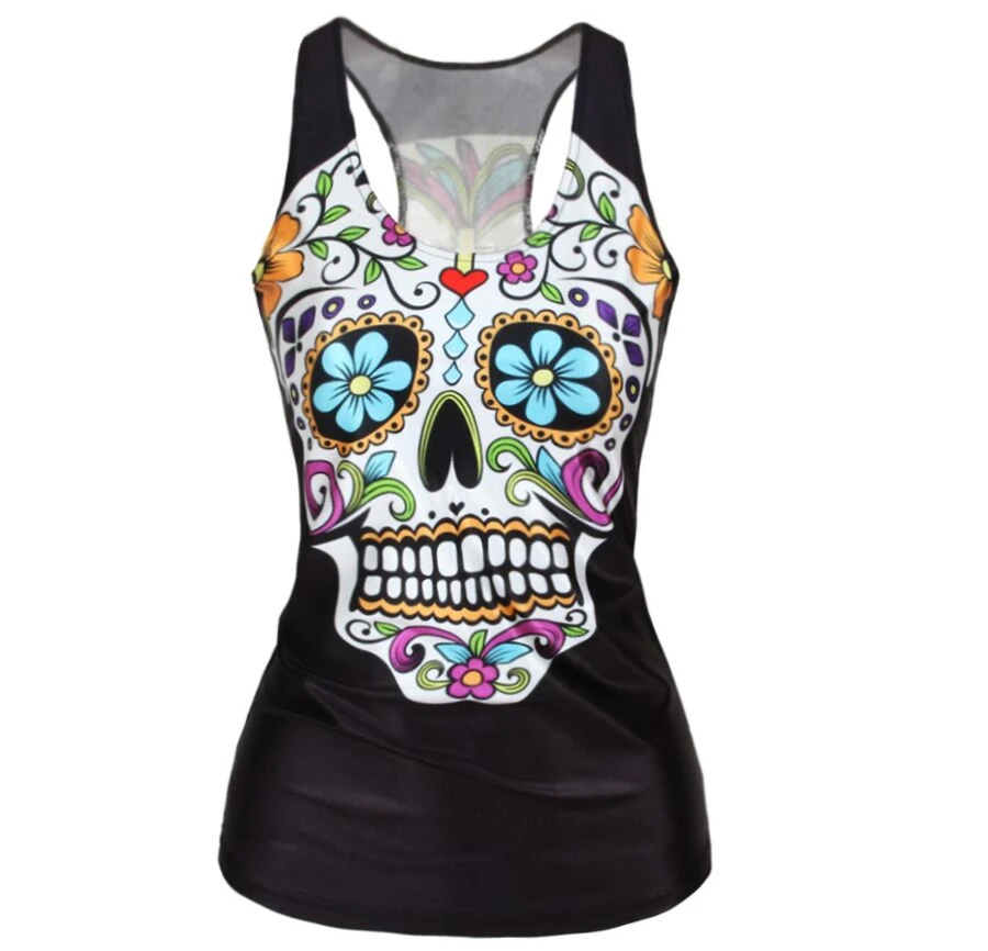 printed yoga tops