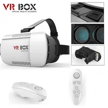 Google Cardboard Headmount VR BOX Version VR Virtual Reality 3D Glasses for 3.5″ – 6.0″ Smartphone + Bluetooth Remote Controller