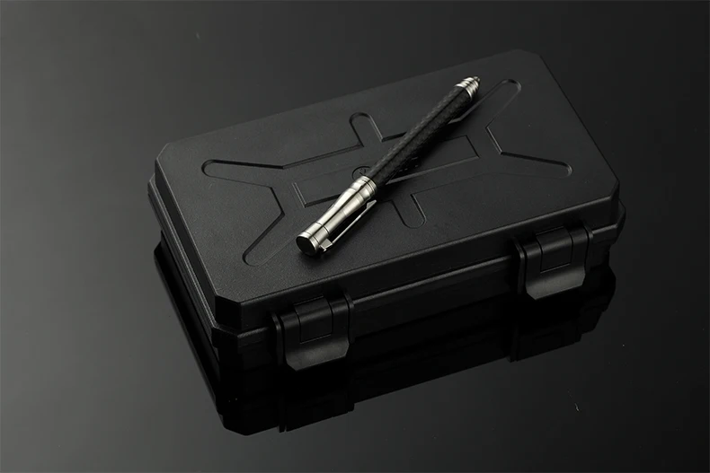 Livre de Fibra de Carbono + Titânio Cabeça de Aço H1086 ao ar Tático Caneta Tungstênio Bola Cerâmica Auto-defesa Janela Quebrada Edc 47 Esporte e Lazer