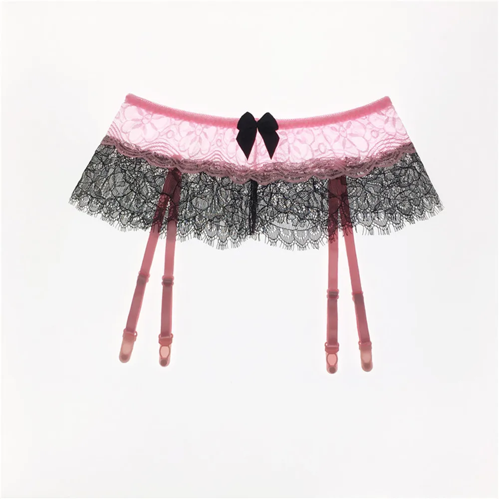 Sexy women Sheer lace garter Lingerie underwear 2018 female stockings Suspender Set Embroidery Belt Thigh Highs garters belts Sexy women Sheer lace garter Lingerie underwear 2018 female stockings Suspender Set Embroidery Belt Thigh Highs garters belts