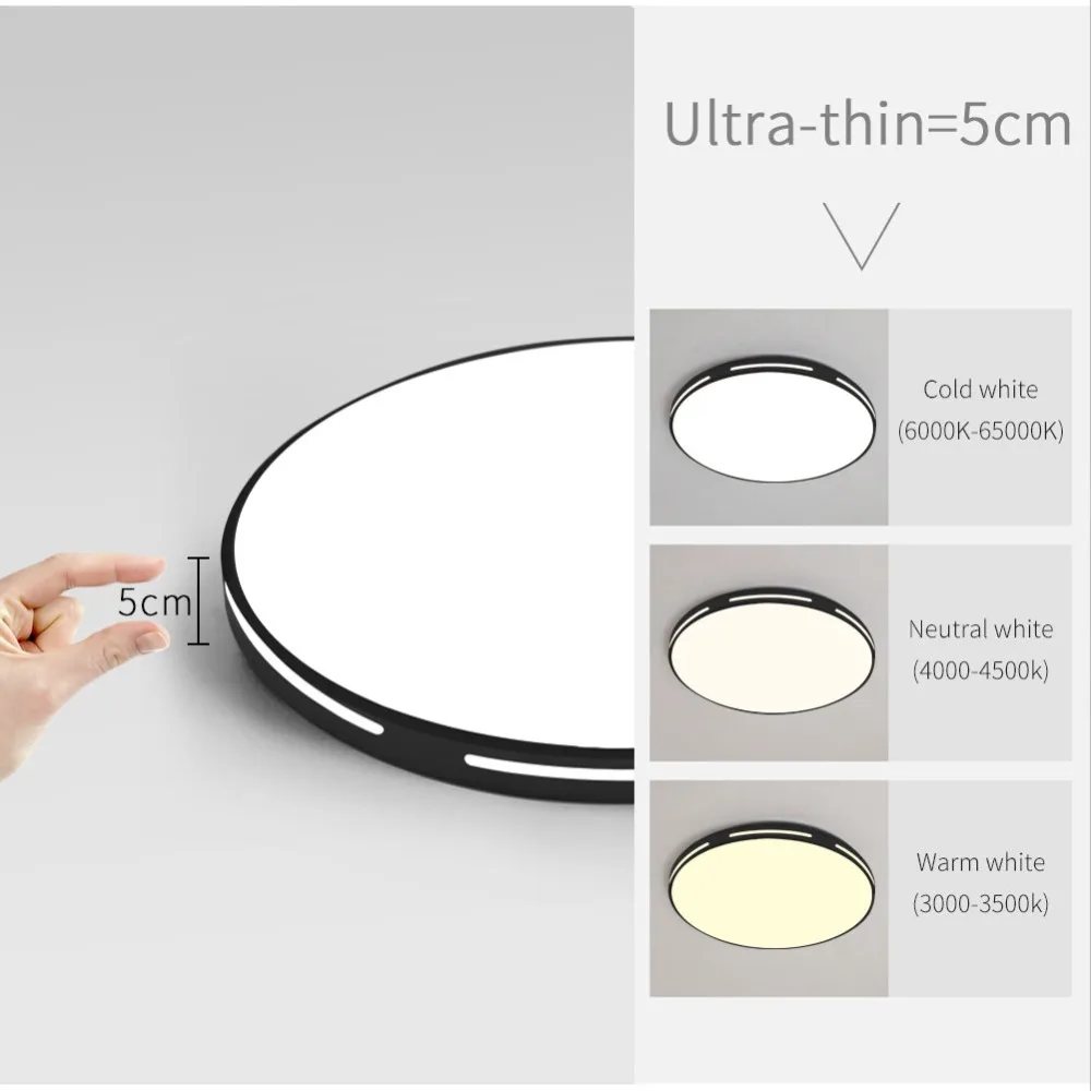 Светодиодный потолочный светильник современная лампа Панель Гостиная круглое