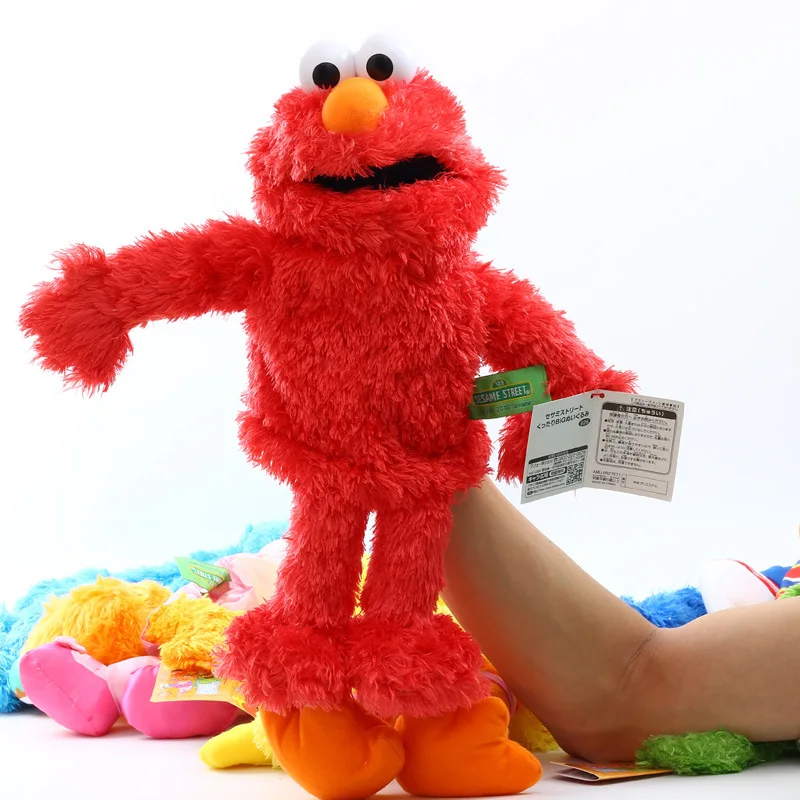 Ceny 7 style sezamkowa ulica pacynka pluszowe zabawki Elmo Cookie Grover Zoe i Ernie Big Bird wypchane pluszowe zabawki lalki prezent dla dzieci