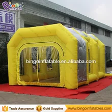 Надувные красильной палатка с Фильтры 6x4x3 метров Горячие продукты opblaasbare спрей палатка для игрушка палатки