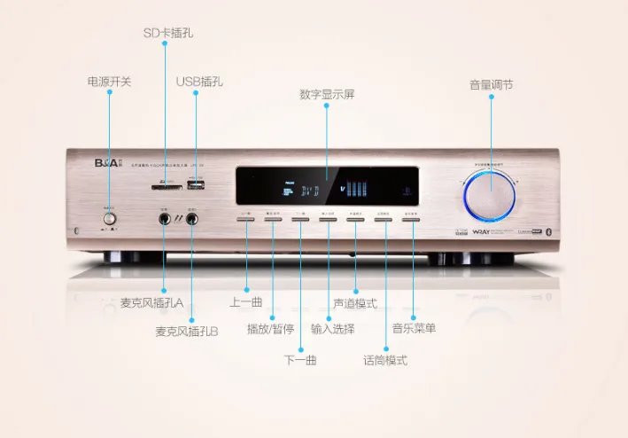 LPA50 600 Вт FIHI AV 5 1 каналов домашний кинотеатр Bluetooth 4 0 цифровой аудио усилитель с