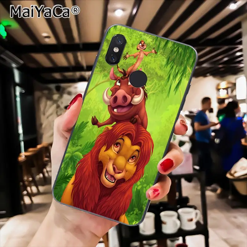 MaiYaCa Король Лев Coque Shell чехол для телефона Xiaomi Redmi4X 6A S2 Go Redmi 5 5Plus Note4 Note5 7 Note6Pro - Цвет: A13