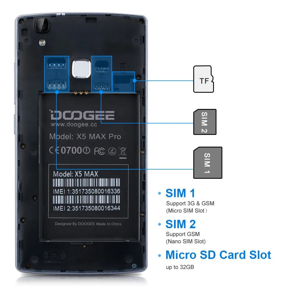 doogee Х5 максимум про 2 гб + 16 гб mtk6737 5.0 дюймов смартфон андроид 6.0 4000 мА 4 ядра отпечатков пальцев датчик doogee Х5 максимум про 2 гб + 16 гб mtk6737 5.0 дюймов смартфон андроид 6.0 4000 мА 4 ядра отпечатков пальцев датчик