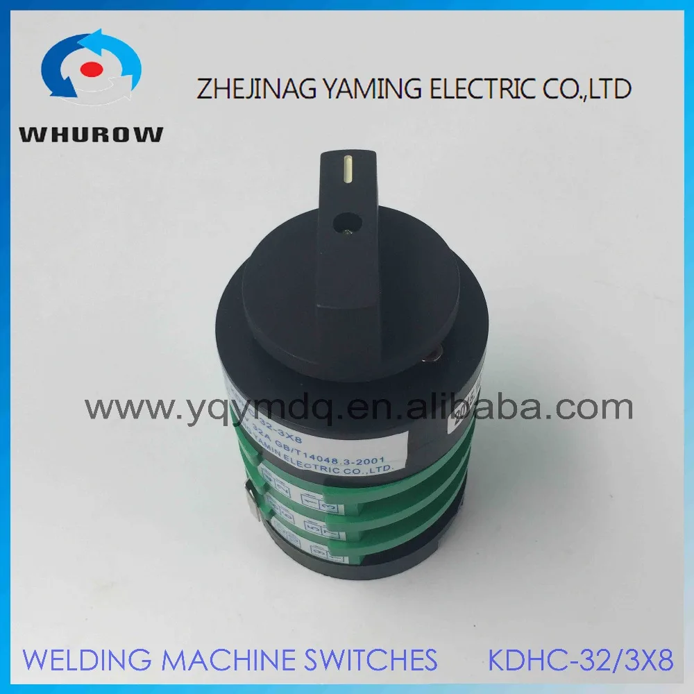  KDHC-32/3X8 electrical switches for welding machine 8 position 3 poles High voltage quality changeo