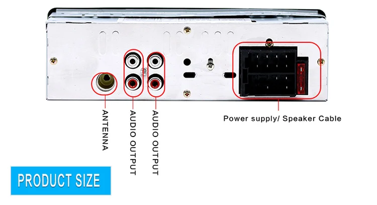 1 Din MP3 автомобильный fm-радиоприемник Авторадио с Bluetooth Hands Free Dual USB поддержка быстрой зарядки U диск приборной панели Стиль Авто