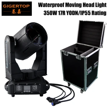Goedkoop Road Hard Case 1 IN 1 Pack 350 W Waterdichte Moving Head Licht Sharpy Beam Stage Effect Apparatuur YODN 17R Lamp Gobo kleur Wiel