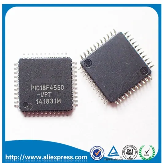 

1 PCS Lot PIC18F4550-I/PT QFP PIC18F4550 18F4550 TQFP44 PIC18F4550-I 18F4550-I/PT Original IC Free Shipping