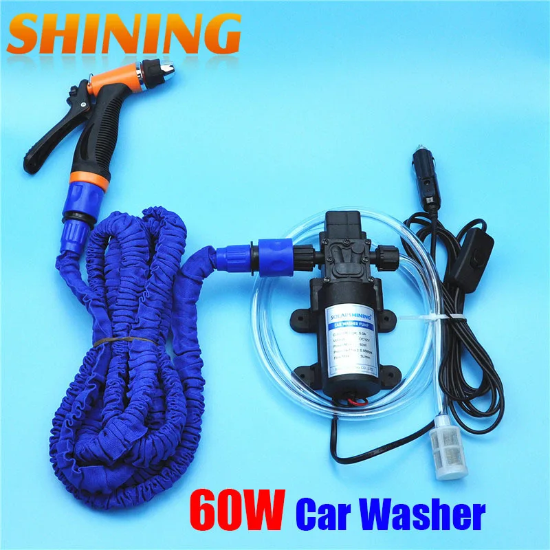 12V 60W New Car Washer Washing Device Machine, High Pressure Garden