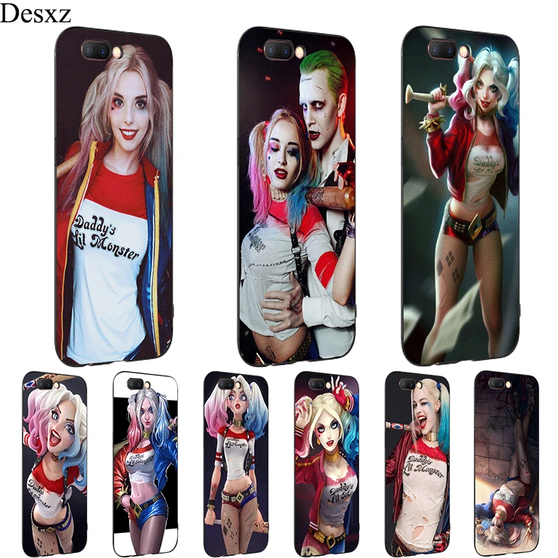 

Desxz Cell Phone Case Silicone Harley Quinn For OPPO A3s A5 A39 A57 F1s A59 A83 A1 A73 F5 F7 F9 A7X R9 R9S R11 Cover